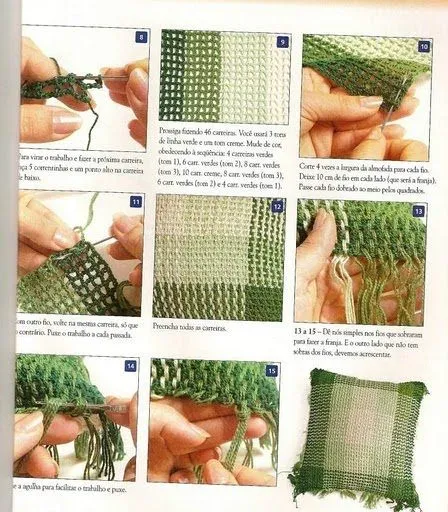 RETALES DE TIEMPO HECHOS CROCHET: COJÍN A CROCHET - explicación ...