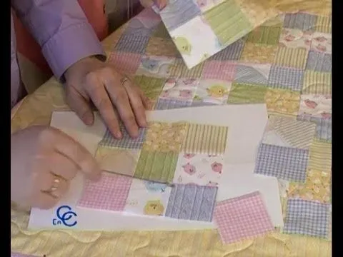 Retales o patchwork, como hacer una colcha, cojines o mantas - YouTube