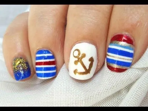 Reto ABC uñas A de ANCLA / ABC nail challenge A for ANCHOR - YouTube