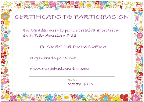 Reto Amistoso #63 - Flores de primavera - AnnaJoi's Reto Amistoso #63 - Flores de primavera - AnnaJoi's