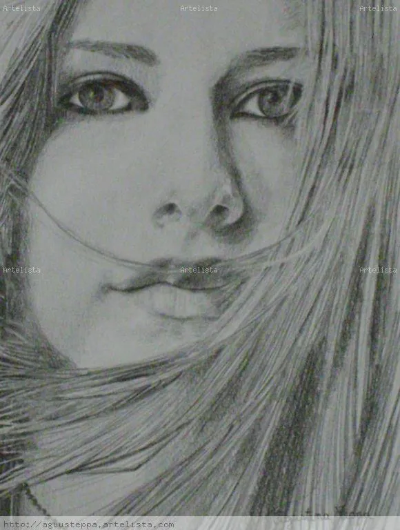 Retrato Avril Lavigne Agustina Teppa - Artelista.com Retrato Avril Lavigne Agustina Teppa - Artelista.com