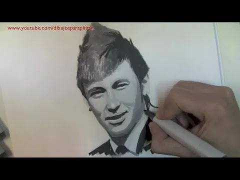 Retrato en blanco y negro de Neymar con rotuladores - Dibujos para ... Retrato en blanco y negro de Neymar con rotuladores - Dibujos para ...