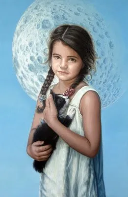 Retrato de niña con gato. Pintura al óleo. Autor: Denis Nuñez Rodríguez. Título: Sentido de pertenencia. Técnica: Óleo sobre lienzo. Dimensiones: 92 x 61 cm Retrato de niña con gato. Pintura al óleo. Autor: Denis Nuñez Rodríguez. Título: Sentido de pertenencia. Técnica: Óleo sobre lienzo. Dimensiones: 92 x 61 cm