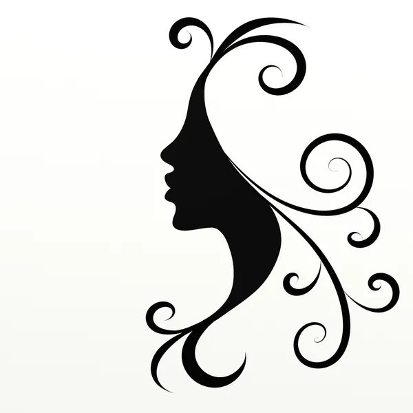 Retrato de silueta de rostro de mujer — Foto stock © Photoerick ... Retrato de silueta de rostro de mujer — Foto stock © Photoerick ...