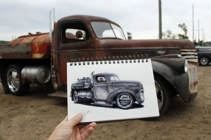 Retratos De Autos Dibujados A Lápiz - Taringa!