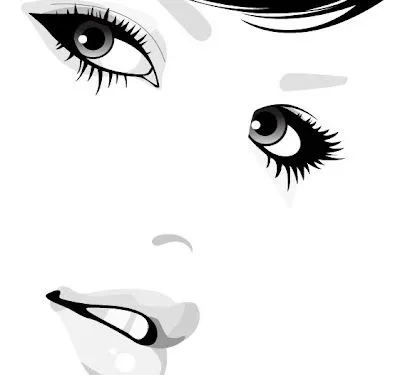 Retratos de mujer estilo stencil (plantilla) vectoriales | Recursos 2D ... Retratos de mujer estilo stencil (plantilla) vectoriales | Recursos 2D ...
