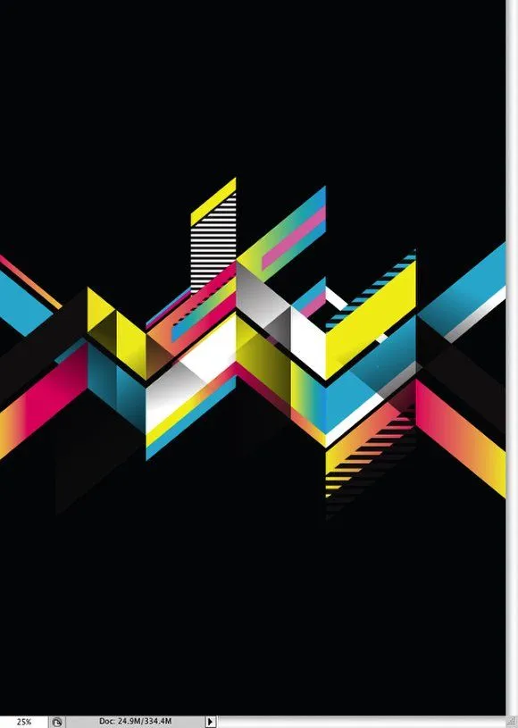 Retro Geometric Vectors in Space with Illustrator and Photoshop ...