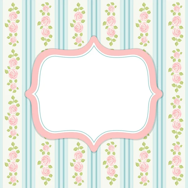 Retro marco en estilo shabby chic — Vector stock © IShkrabal #53824605