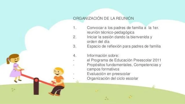 Primer reunión técnico pedagógica en preescolar para padres de famil…