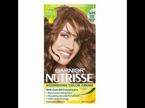 Review tinte Garnier Nutrisse - YouTube