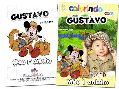 Revista Colorindo com - Mickey Safari /lembrancinha ~ Plugados ... Revista Colorindo com - Mickey Safari /lembrancinha ~ Plugados ...