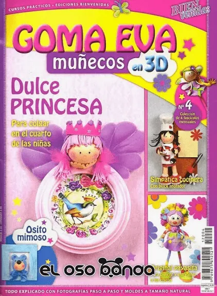 Revista Cursos Practicos: Goma Eva, Muñecos en 3D, Edicion No4 ... Revista Cursos Practicos: Goma Eva, Muñecos en 3D, Edicion No4 ...