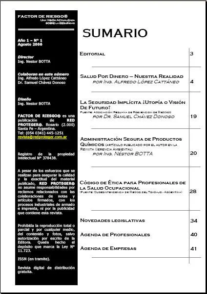 Revista Factor Riesgo®