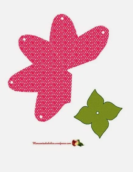 Moldes de Frutillas en goma eva - Imagui