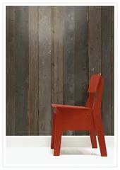 Revista Muebles y Decoración: >>Papel tapiz de madera reciclada Revista Muebles y Decoración: >>Papel tapiz de madera reciclada