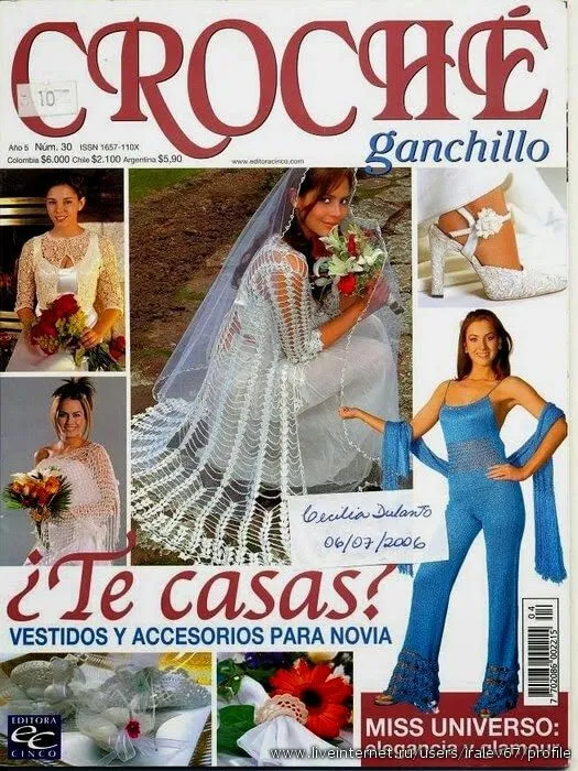 Revista para Novias / Vestidos, Accesorios, y Detalles al Crochet ...