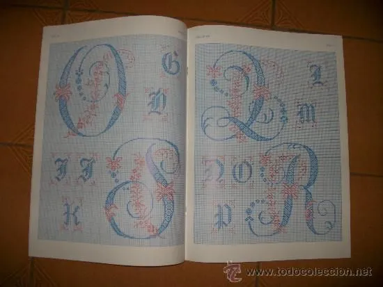 revista realce punto de cruz - letras para bord - Comprar Otras ... revista realce punto de cruz - letras para bord - Comprar Otras ...