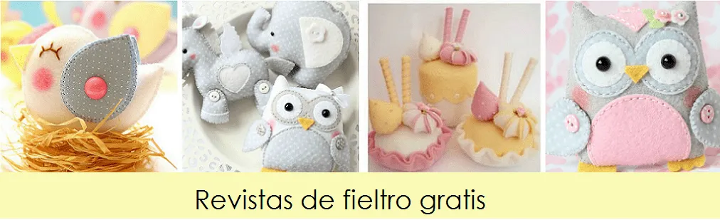 Revistas de Fieltro gratis: Como hacer pastelitos en fieltro