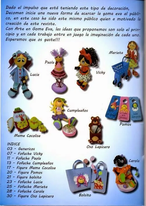 Revistas de Foamy gratis: hacer fofuchas paso a paso revista gratis