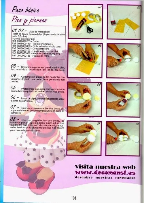 Revistas de Foamy gratis: hacer fofuchas paso a paso revista gratis