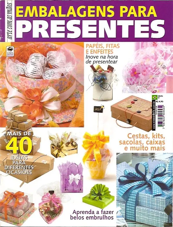 REVISTAS DE MANUALIDADES PARA DESCARGAR GRATIS: Embalajes para regalos REVISTAS DE MANUALIDADES PARA DESCARGAR GRATIS: Embalajes para regalos