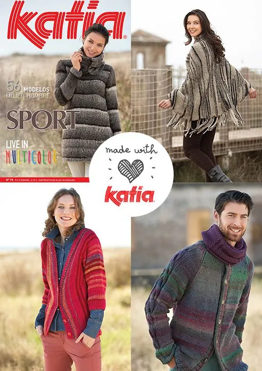 Revistas Katia para tejer más de 200 modelos con instrucciones detalladas Revistas Katia para tejer más de 200 modelos con instrucciones detalladas