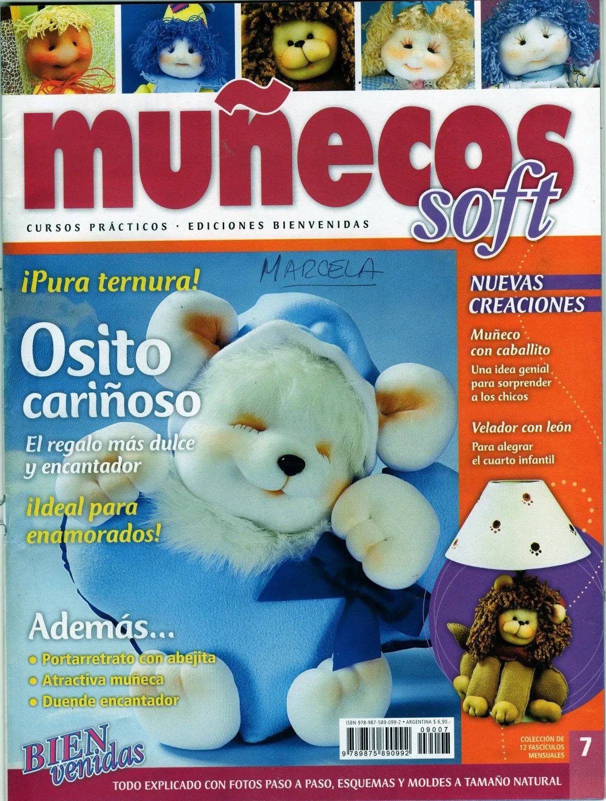 REVISTAS DE MANUALIDADES PARA DESCARGAR GRATIS: Muñecos Soft nº 7 REVISTAS DE MANUALIDADES PARA DESCARGAR GRATIS: Muñecos Soft nº 7