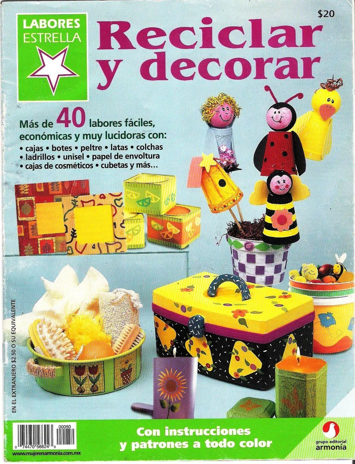 REVISTAS DE MANUALIDADES PARA DESCARGAR GRATIS: Reciclar y decorar REVISTAS DE MANUALIDADES PARA DESCARGAR GRATIS: Reciclar y decorar