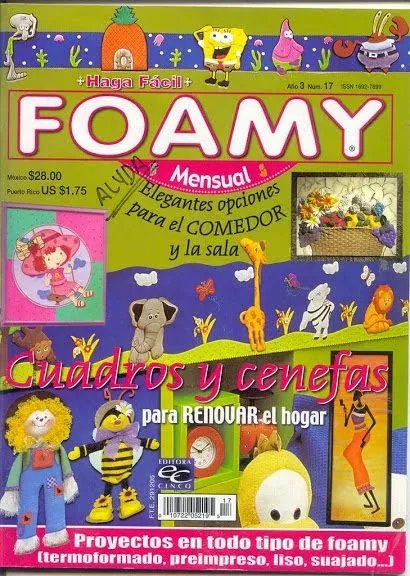 Revistas de manualidades Gratis: Decoración de la casa en foamy ...