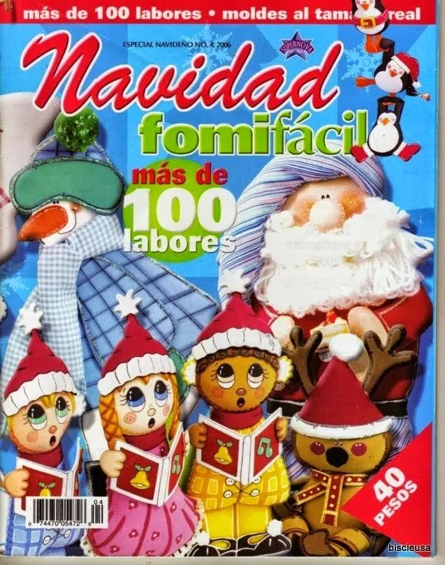 Revistas de manualidades gratis: foami