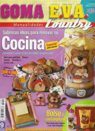 REVISTAS DE MANUALIDADES GRATIS: Goma Eva Country nº9 REVISTAS DE MANUALIDADES GRATIS: Goma Eva Country nº9