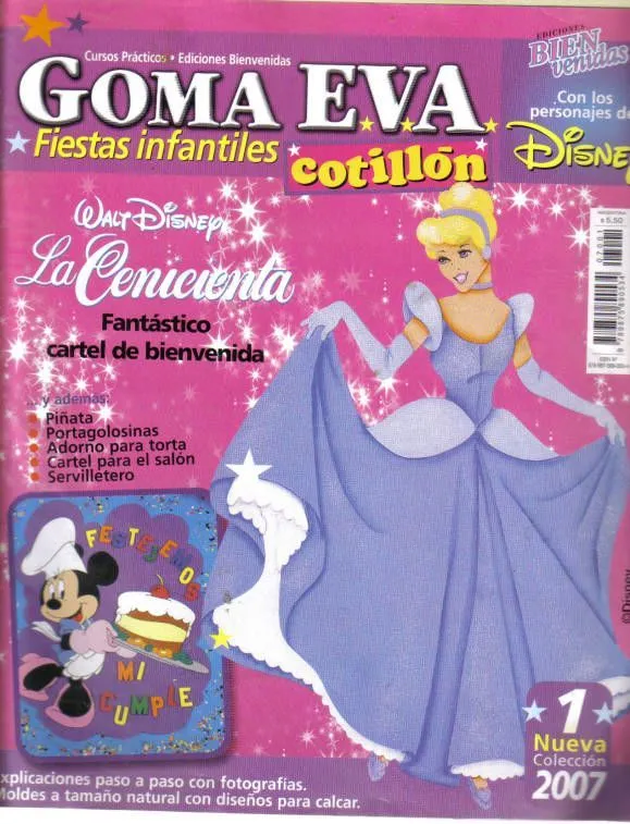 REVISTAS DE MANUALIDADES GRATIS: Goma Eva: fiestas infantiles