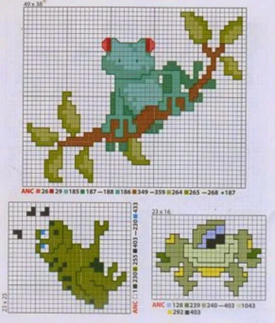 Revistas de manualidades Gratis: Graficos de sapos y ranas en ... Revistas de manualidades Gratis: Graficos de sapos y ranas en ...