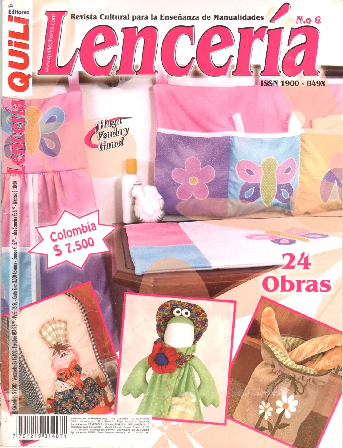 REVISTAS DE MANUALIDADES GRATIS: Lencería Quili nº 6 REVISTAS DE MANUALIDADES GRATIS: Lencería Quili nº 6