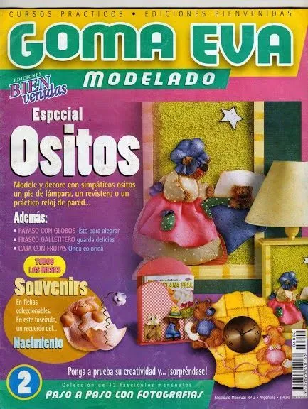 Revistas de manualidades Gratis: Como hacer ositos en foamy ...
