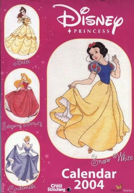 Revistas de manualidades Gratis: Princesas de Disney en punto de cruz Revistas de manualidades Gratis: Princesas de Disney en punto de cruz