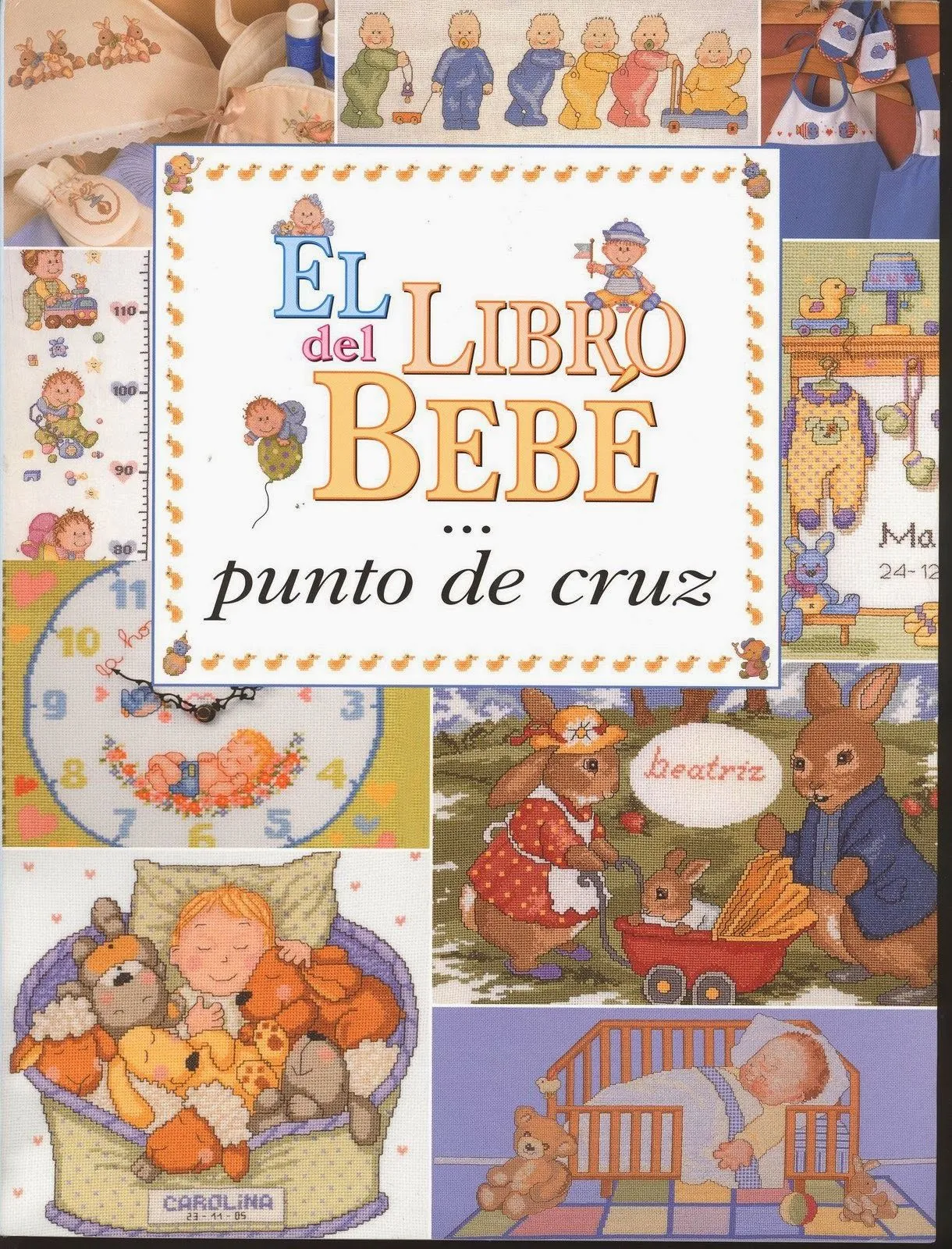 Revistas de manualidades Gratis: Punto de Cruz Bebes Revistas de manualidades Gratis: Punto de Cruz Bebes
