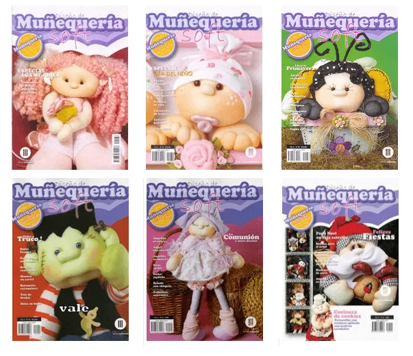 Revistas de manualidades Gratis: Revistas Muñecas Soft gratis