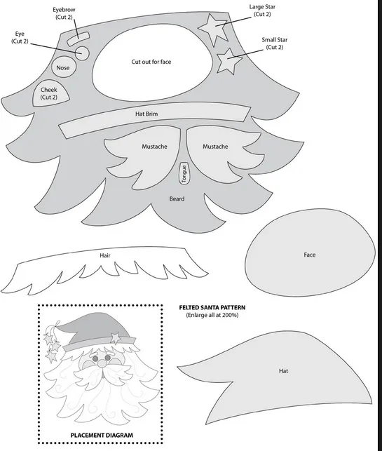 Revistas de Manualidades: moldes navideños
