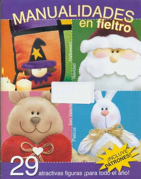 Revistas de manualidades: muñecos de fieltro Revistas de manualidades: muñecos de fieltro