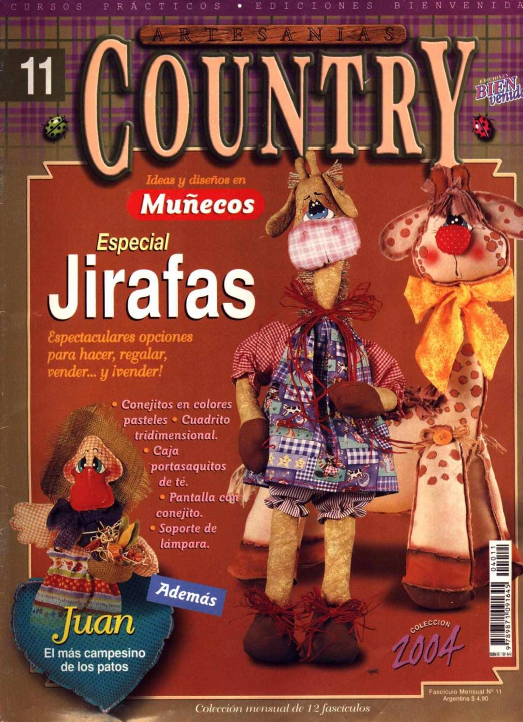 Revistas de muñecos: Artesanías Country 11