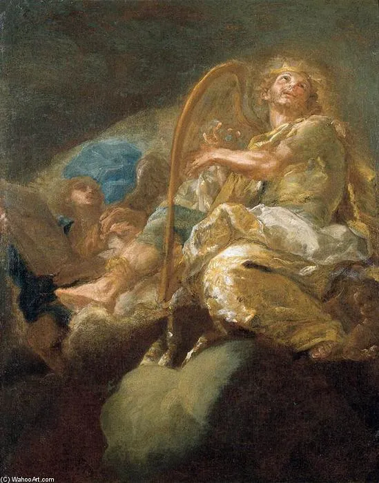 El rey David toca el arpa (2)", óleo sobre lienzo de Giacomo Del ... El rey David toca el arpa (2)", óleo sobre lienzo de Giacomo Del ...