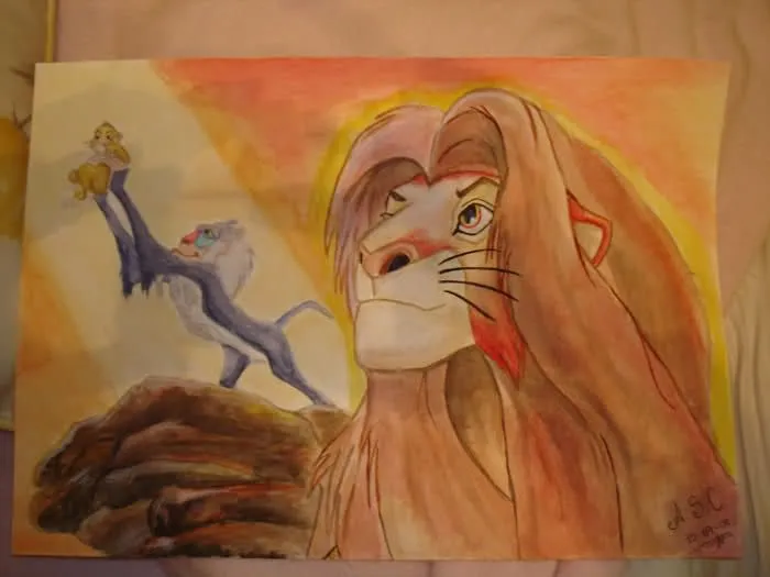 Rey leon (2) por Ezio-23 | Dibujando