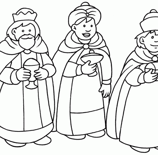 Reyes-magos-para-colorear-520x ...