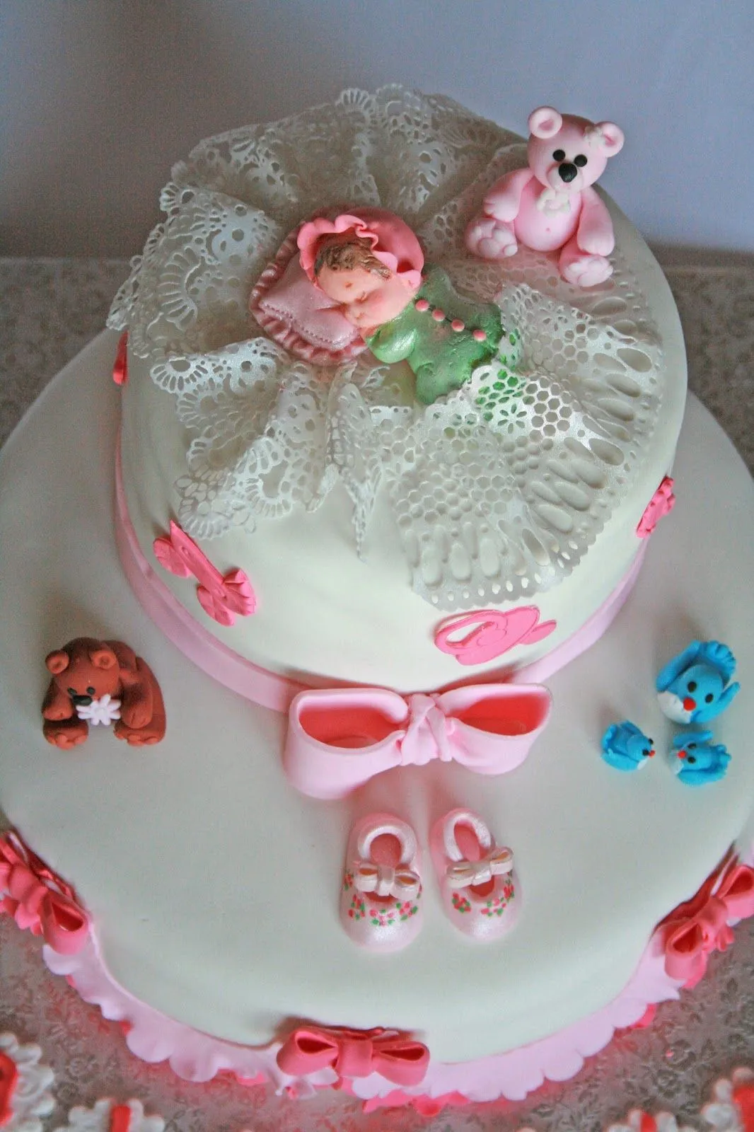 Cosas ricas y de buen ver: TARTA BAUTIZO