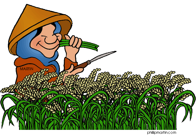 Rice Farming | Clipart Panda - Free Clipart Images