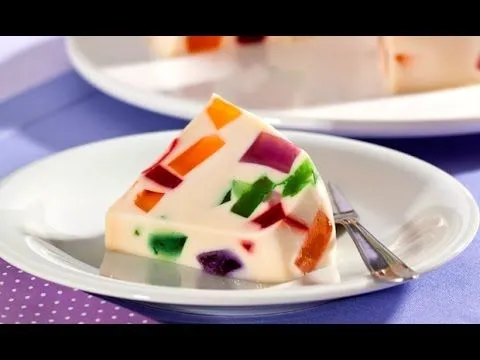 Rico postre GELATINA MOSAICO /MOSAIC GELATIN - YouTube