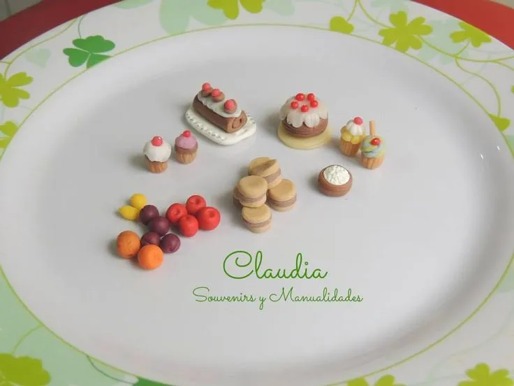Ricos postres y frutas. | Porcelana fría para las niñas ... Ricos postres y frutas. | Porcelana fría para las niñas ...