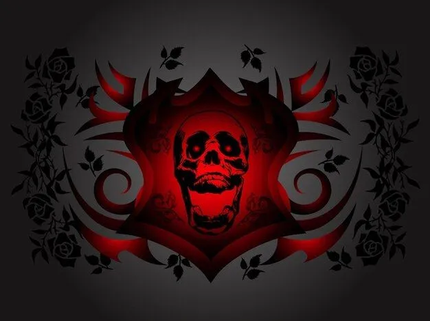riendo Cráneo con las rosas vector | Descargar Vectores gratis riendo Cráneo con las rosas vector | Descargar Vectores gratis