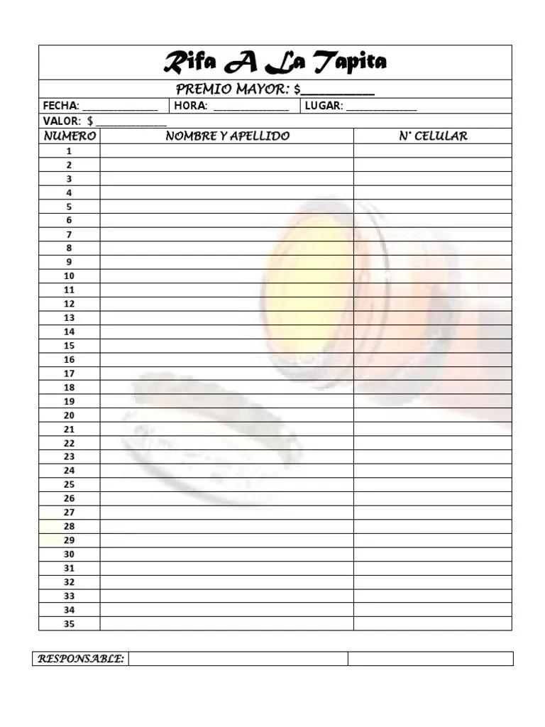 Rifa A La Tapita | PDF